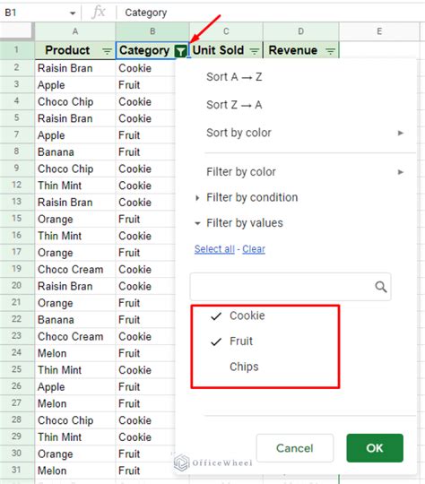 How Does Filter Work In Google Sheets