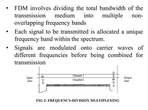 How Does Frequency Division Multiplexing Enable Multiple Signals To Share A Common Medium