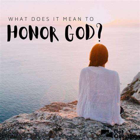 How Does God Honor Man