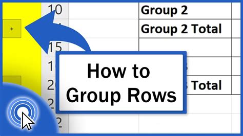 how does group work in excel
