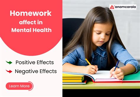 how does homework affect mental health