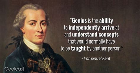 how does immanuel kant think