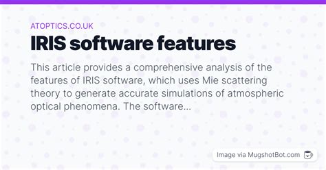 how does iris software work