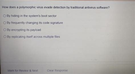 how does polymorphic virus evade detection by traditional antivirus