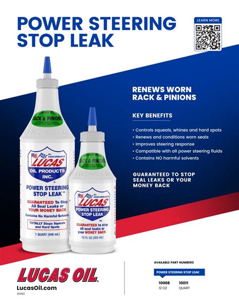 How Does Power Steering Stop Leak Work