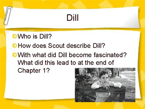 How Does Scout Describe Dill