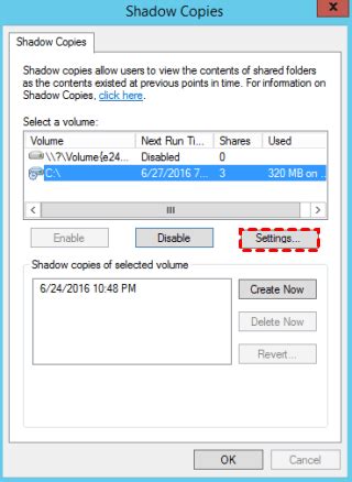 How Does Shadow Copy Work Server 2012