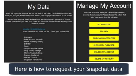 How Does Snapchat My Data Work