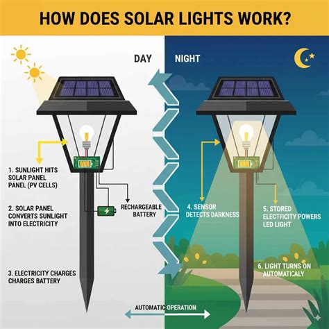 How Does Solar Powered Led Lights Work