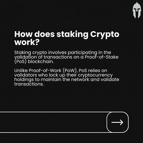 how does staking in crypto work