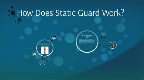 how does static guard work