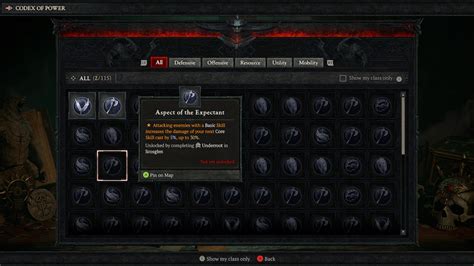 how does the codex work in diablo 4
