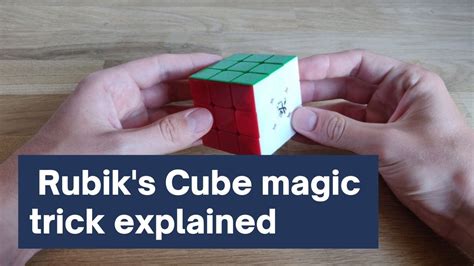 How Does The Rubik's Cube Magic Trick Work
