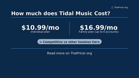 How Does Tidal Cost Per Month Compared To Spotify