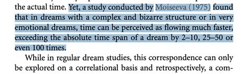 How Does Time Pass In A Dream