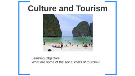 how does tourism affect culture