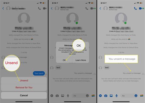 How Does Unsending A Message Work On Facebook