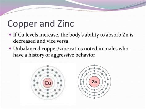 How Does Zinc Affect Copper
