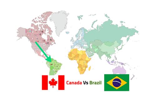 how far is brazil from canada