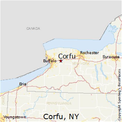 how far is corfu ny from buffalo ny