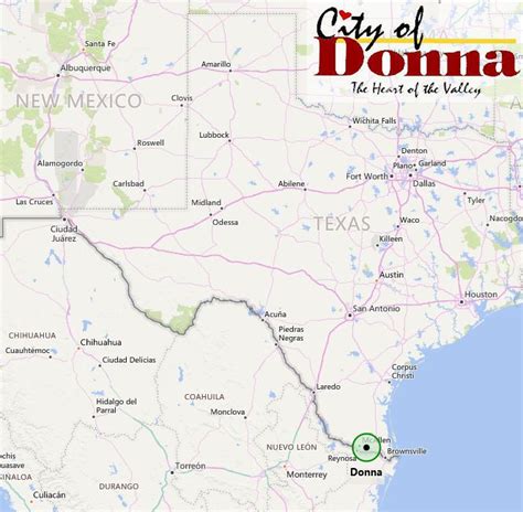 how far is donna tx from mission tx