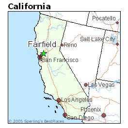 how far is fairfield ca from san francisco ca