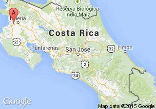 how far is liberia from san jose costa rica