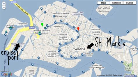 how far is venice italy from cruise ship port