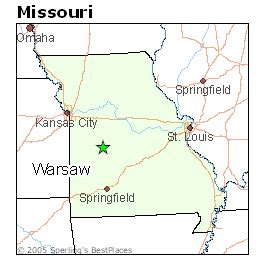 how far is warsaw missouri from here