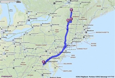 how far to burlington vt