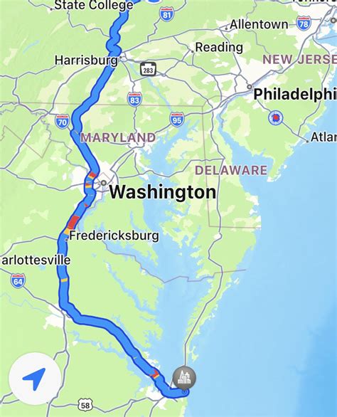 how far to williamsburg