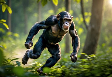how fast are chimpanzees