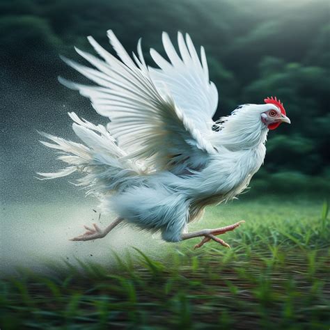 how fast do chickens run
