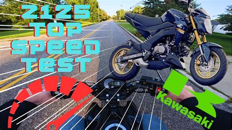 How Fast Does A Z125 Go