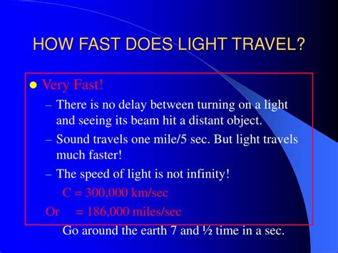 Famous How Fast Does Light Travel 2023