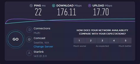 how fast is starlink residential internet