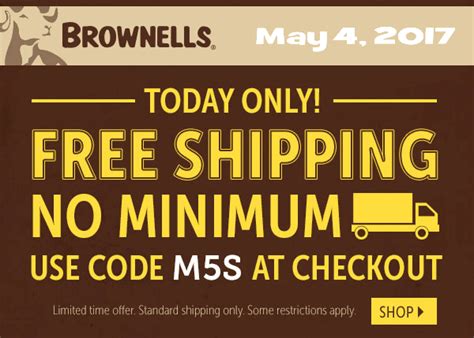 How Get Free Shipping Brownells 