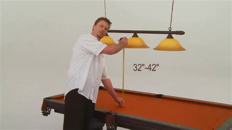How High Should A Light Be Over A Pool Table