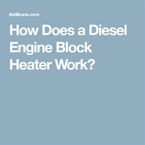 How Hot Does A Diesel Engine Block Get