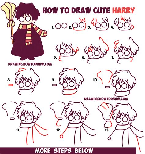 how how to draw harry potter
