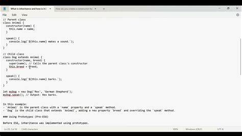 how inheritance is implemented in javascript