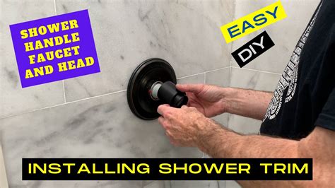 How Install A Shower Trim Kit