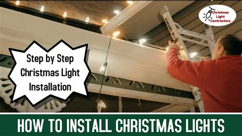 How Install Christmas Lights