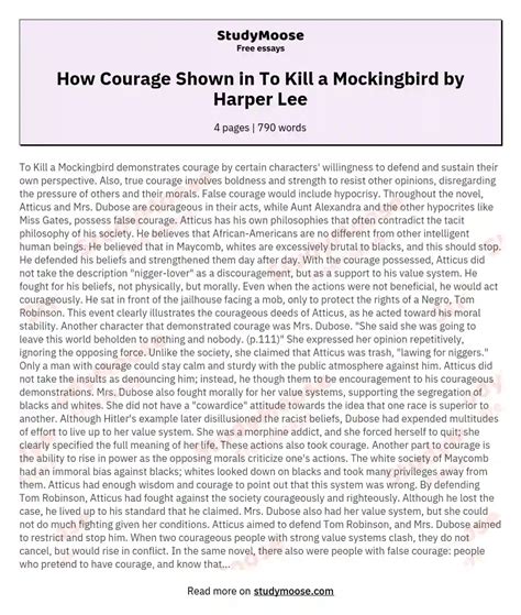 how is bravery shown in to kill a mockingbird