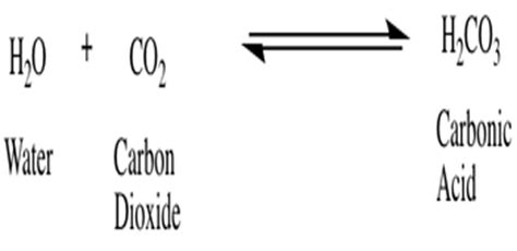 how is carbonic acid h2co3 formed in nature