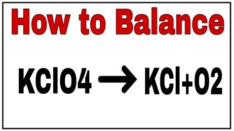 how is oxygen prepared from kclo4