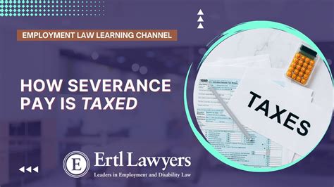 how is severance pay taxed