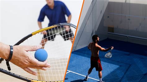 how is squash different from racquetball