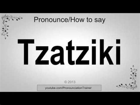 how is tzatziki pronounced