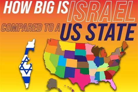 how large is israel compared to us states